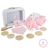 BEARLI ajándékszett takaró, játék, zokni 6in1 PINK