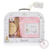 BEARLI ajándékszett takaró, játék, zokni 6in1 PINK
