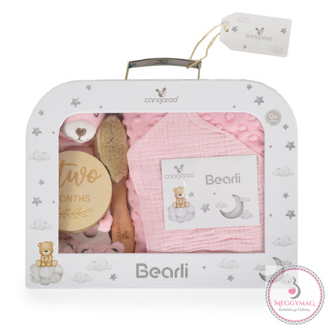 BEARLI ajándékszett takaró, játék, zokni 6in1 PINK