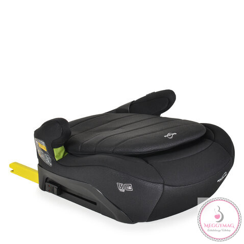 GALAXY ülésmagasító háttámlával 125-150cm, ISOFIX FEKETE