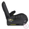 GALAXY ülésmagasító háttámlával 125-150cm, ISOFIX FEKETE
