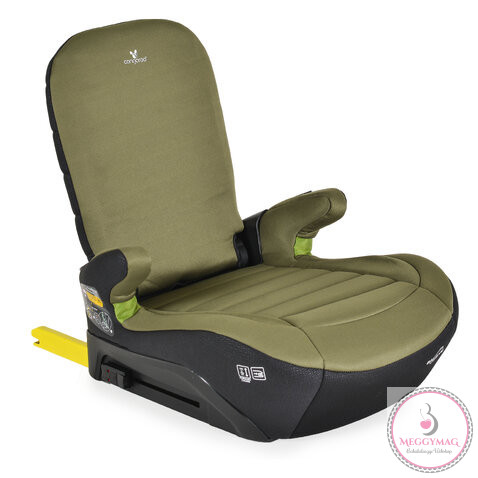 GALAXY ülésmagasító háttámlával 125-150cm, ISOFIX ZÖLD