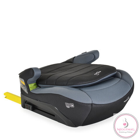 GALAXY ülésmagasító háttámlával 125-150cm, ISOFIX SZÜRKE
