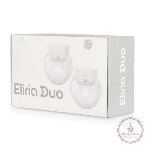 ELIRIA kéz nélküli mellszívó pulóver alá DUO, 2 tartályos FEHÉR