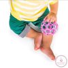 OBALL játék RATTLE 10cm dark pink 0hó+