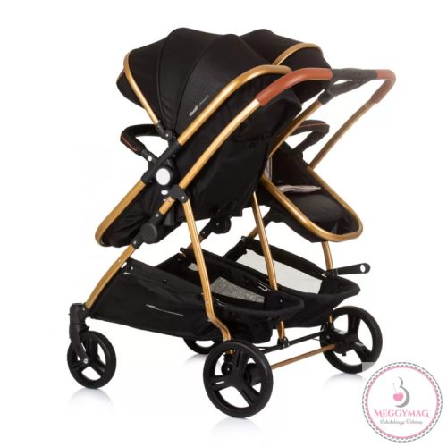 Chipolino Duo Smart iker babakocsi - Obsidian Gold