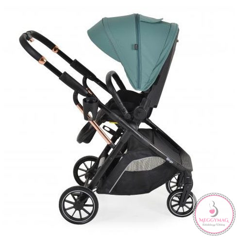Moni BINGO 360°-ban forgatható babakocsi 22kg-ig MARINE zöld