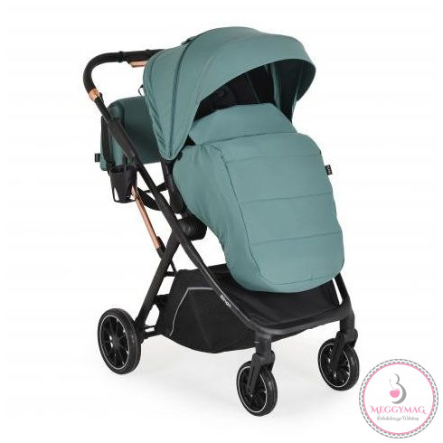 Moni BINGO 360°-ban forgatható babakocsi 22kg-ig MARINE zöld