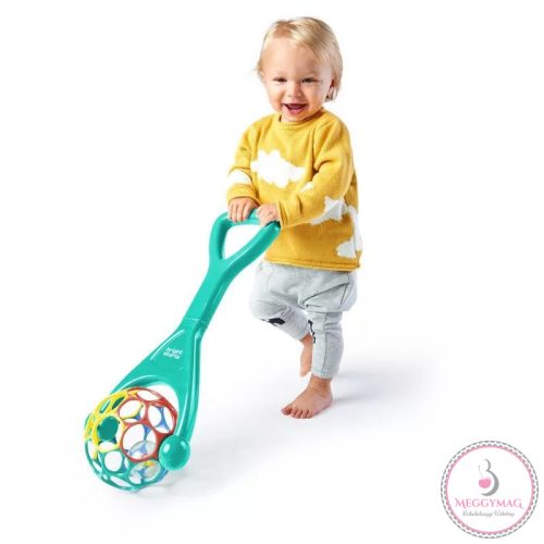 OBALL ROLLER játék, 12 cm, 12 hó+ menta