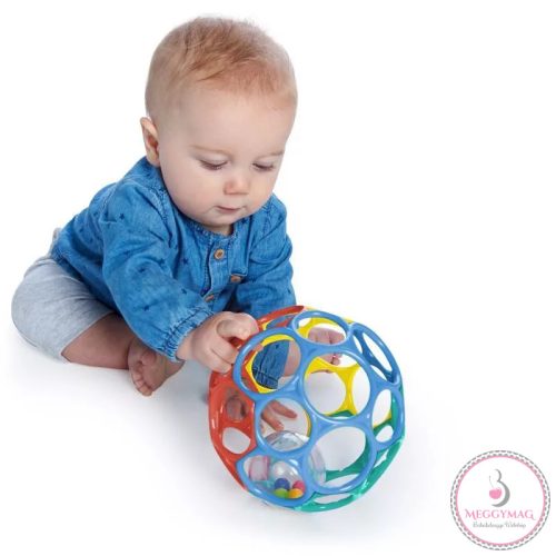 OBALL ROLLER játék, 12 cm, 12 hó+ menta