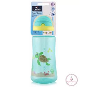 Baby Care Ocean szívószálas sportitató 330 ml - green