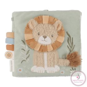 Little Dutch textil babakönyv nagy - Safari Friends