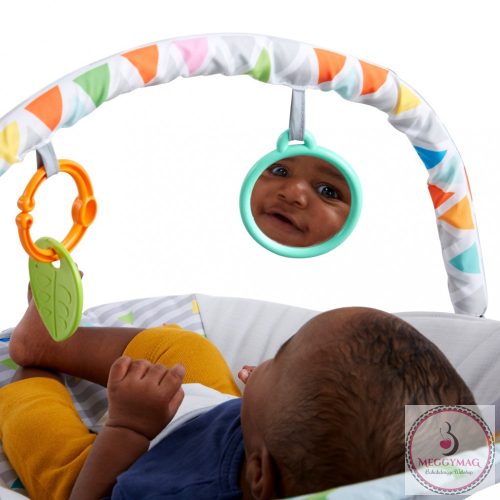 BRIGHT STARTS Rezgő pihenőszék Safari Fun™ 0hó+ 9 kg-ig, KÉSZLETEN A BOLTBAN!