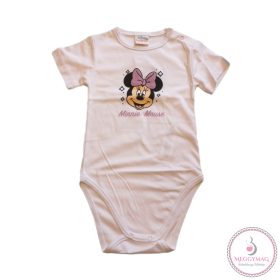 Disney Minnie rövid ujjú baba body fehér, 92-es