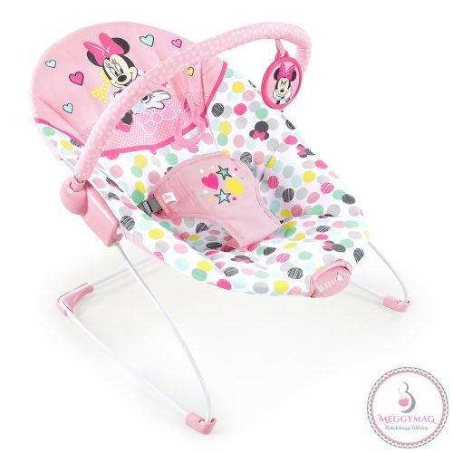 DISNEY BABY Rezgő pihenőszék Minnie Mouse Spotty Dotty 0hó+, 9 kg-ig