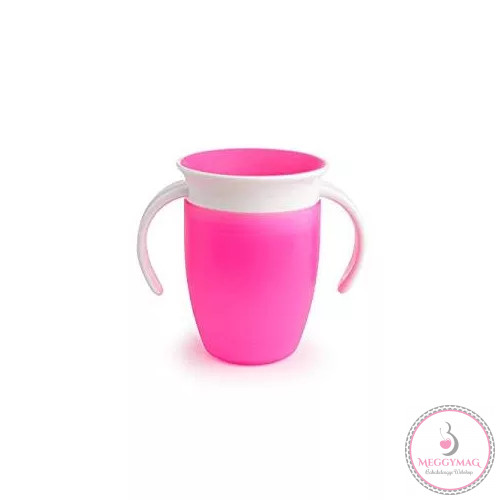 Munchkin Miracle 360 Itatópohár 200ml - pink, UTOLSÓ DARABOK!