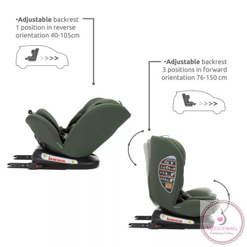 Lorelli Capella autósülés ISOFIX 40-150cm - Beige, KÉSZLETEN A BOLTBAN!