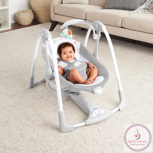 INGENUITY Rezgő hinta dallamokkal Wimberly™ 2in1 0hó+, 9kg-ig