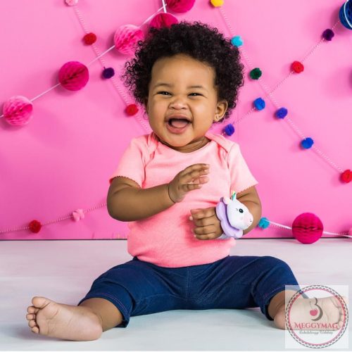 BRIGHT STARTS Csörgő karkötő rágókával 2 db egyszarvú/láma 0hó+