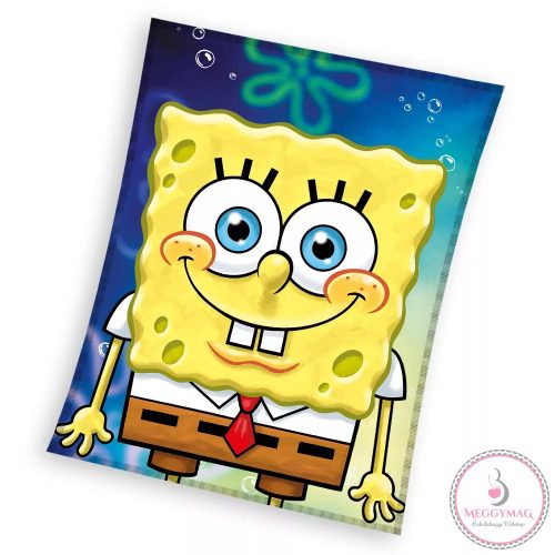 SpongyaBob Smile polár takaró 110x140cm