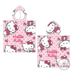   Hello Kitty Cherry strand törölköző poncsó 50x115 cm (Fast Dry)