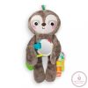 BRIGHT STARTS Plüss felfüggeszthető játék Slingin’ Sloth Travel Buddy 3hó+