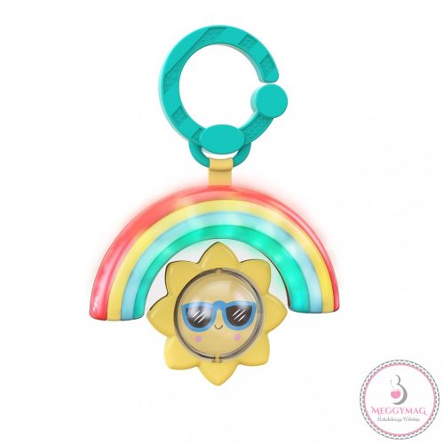 BRIGHT STARTS Játék a C-karikán zenélő és világító Rainbow 3hó +