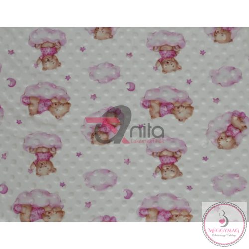 Minky babapléd – M2-fehér 70 x 100 cm