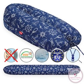   Scamp szoptatós párna univerzális pamut Blue Marine SZPE244
