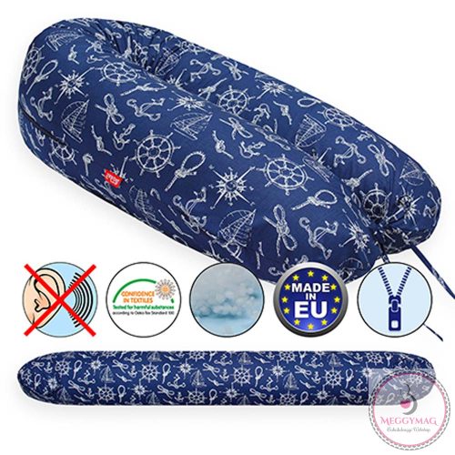 Scamp szoptatós párna univerzális pamut Blue Marine SZPE244