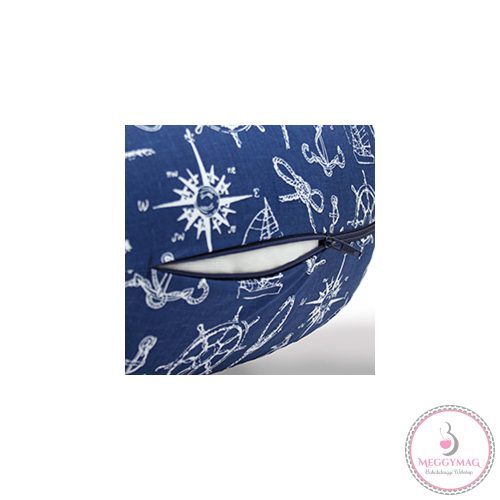 Scamp szoptatós párna univerzális pamut Blue Marine SZPE244