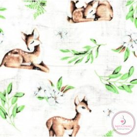Mintás textil pelenka 70*80 cm őzike 