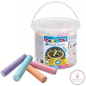 Aszfaltkréta vödörben 20db-os szett Carioca 