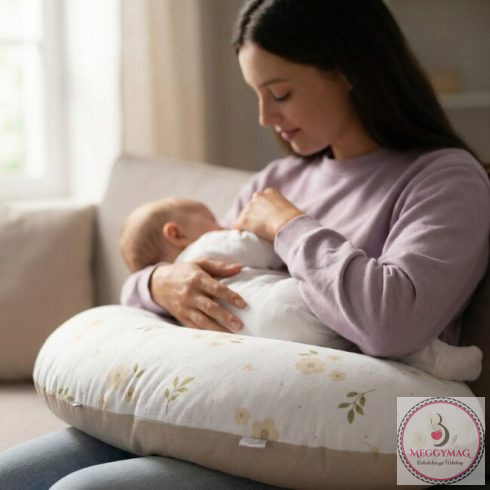 HUGSY terhességi és szoptatós párna RÓZSA, KÉSZLETEN A BOLTBAN!