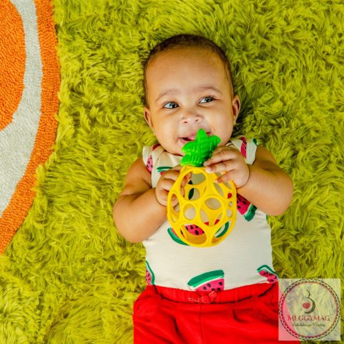 OBALL Rágóka My Own™ Easy-Grasp Ananász 0hó+