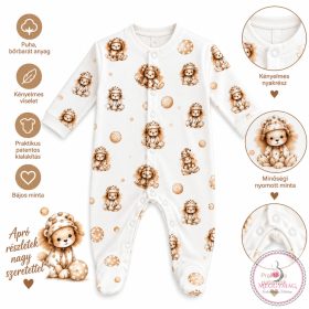 MM ONESIE Prémium pamut rugdalózó Kutyus 62