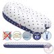 Scamp szoptatós párna univerzális pamut Blue White Star SZPE193