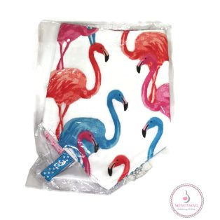 KisTojás babajátékok nyálkendő - flamingó 