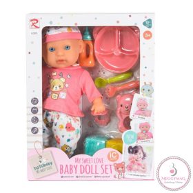 Tutu love BABA 33 cmes újszülött evőkészlettel