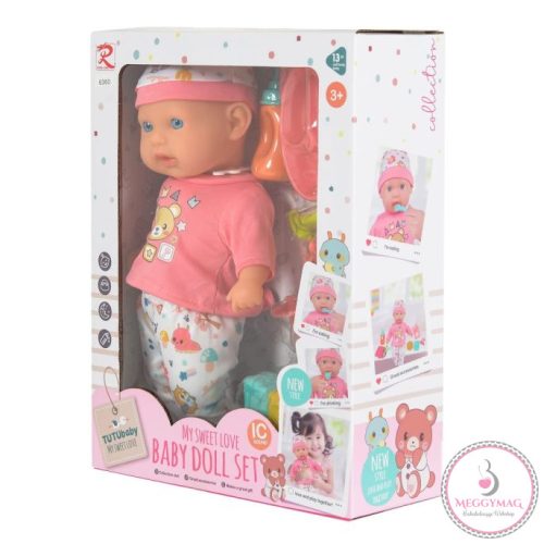 Tutu love BABA 33 cmes újszülött evőkészlettel
