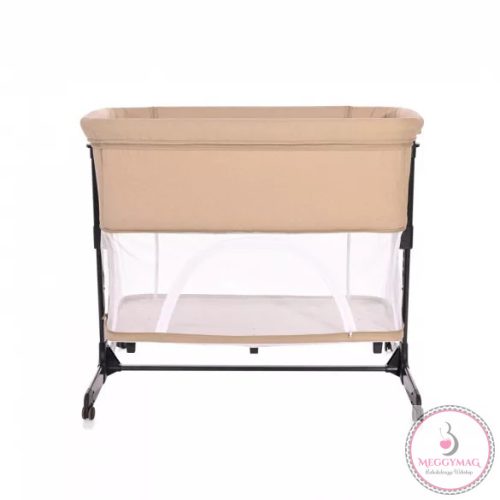 Lorelli Milano 2 az 1-ben szülői ágyhoz csatlakoztatható kiságy és utazóágy Beige 