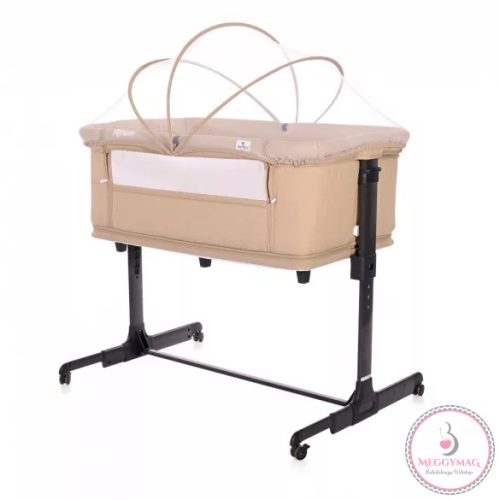 Lorelli Milano 2 az 1-ben szülői ágyhoz csatlakoztatható kiságy és utazóágy Beige 