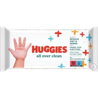 Huggies All over Clean törlőkendő 56 lap