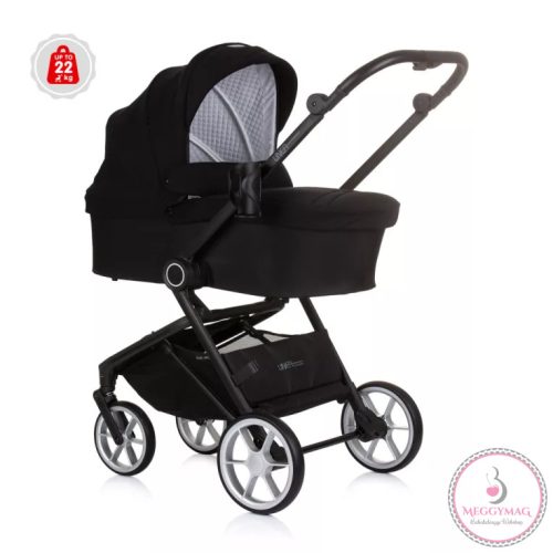 Chipolino Linea 3in1 multifunkciós babakocsi - Obsidian