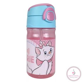   Disney Marie Dots műanyag szívószálas kulacs akasztóval 350 ml