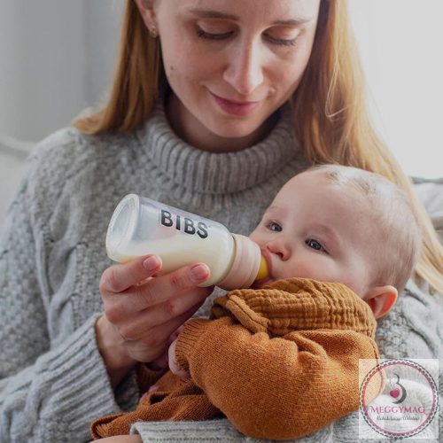 BIBS cumisüveg szett - pasztell kék - 110 ml