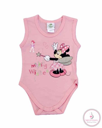 Ujjatlan kislány kombidresz Minnie egér mintával, 74-es