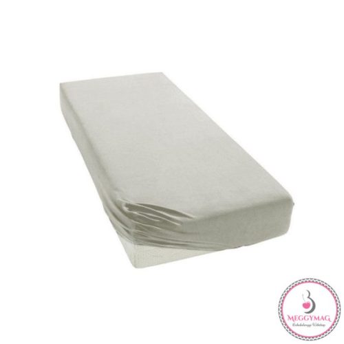 Gumis lepedő bölcsőbe – 40×90 cm – Világos szürke 
