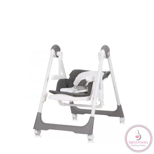 Chipolino Milk Shake 2in1 multifunkciós etetőszék és babahinta - Granite