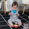 BABY EINSTEIN kelj fel Jancsi Rágóka építőjáték zebra Stack & Wobble Zen™ 3hó+